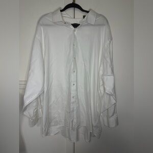 Sean John Off-White Tailored Fit Shirt Big size 20